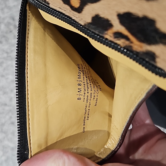 Nine West animal print boots. Sz 8½ - Picture 4 of 4